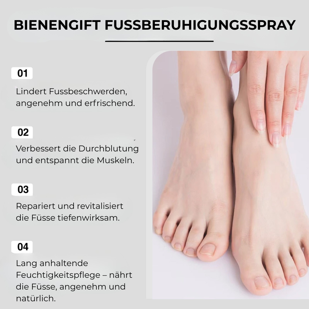Zensu Bienengift Footspray - Entlastung für beanspruchte Füsse