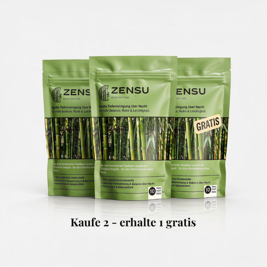 Zensu Detox Foot Pads - Natürliche Entgiftungsroutine über Nacht